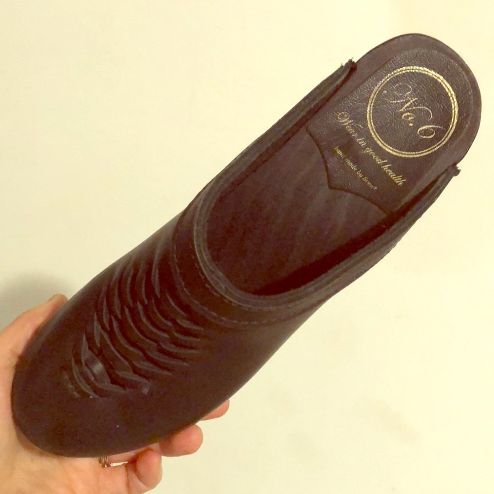 Sven No.6 wedge heeled clogs
